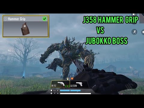 J358 Hammer Grip vs Jubokko Boss in COD Mobile | Call of Duty Mobile - Zombie Mode