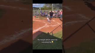 He is in the wrong sport