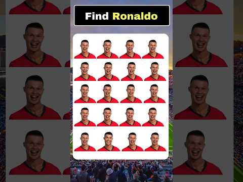 🤯 Find Ronaldo?Neymar? Messi? Football quiz #football #ronaldo #quiz