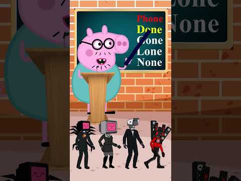 Which one teaches better? #peppa #skibiditoilet #animation #shorts #funny