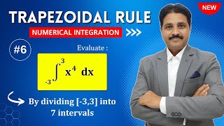 TRAPEZOIDAL RULE SOLVED PROBLEM 6 (NUMERICAL INTEGRATION)  @TIKLESACADEMY
