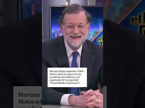 Tras varios años sin pisar el plató, Mariano Rajoy regresaba este jueves a El Hormiguero de Antena 3