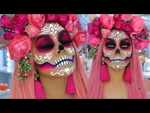 MAQUILLAJE CATRINA MEXICANA PARA EL  DÍA DE LOS MUERTOS