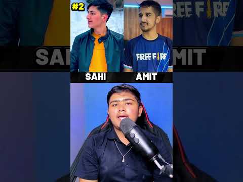 Which Free Fire YouTuber You Choose - Garena Free Fire Max #shorts