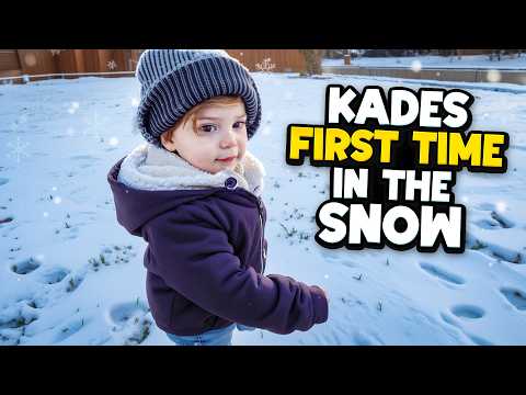 Kade's FIRST TIME In The SNOW + First Family Road Trip