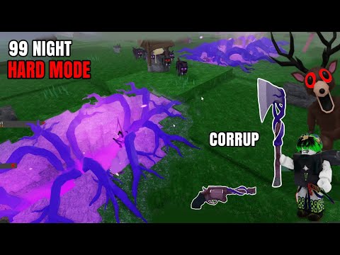 Aku Menjelajahi Hutan Corrupted Sebelum di Nerf Admin di 99 Night In The Forest