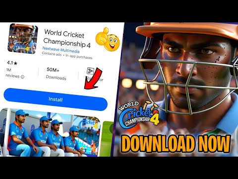 🔥{ Download Now } World Cricket Championship 4 🎉 Wcc4 Full Review of Features