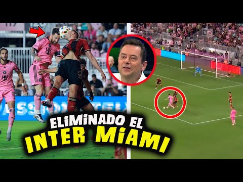 ASI REACCIONA PRENSA a GOL de MESSI y ELIMINACION de INTER MIAMI vs ATLANTA UNITED