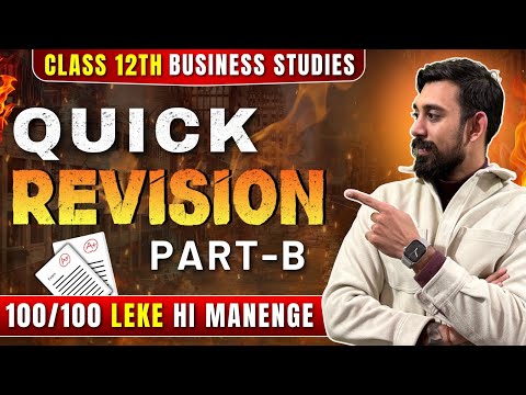 Recharge Part B business Studies | One shot | Full Syllabus