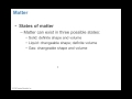 Energy and Matter Concepts
