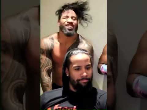 Roman Reigns Cousin Jey Uso & Jimmy Uso are having fun at backstage.