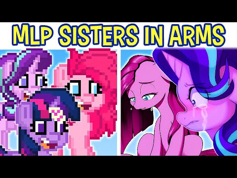 FNF Sisters In Arms | My Little Pony VS Pibby CN Takeover | Twilight Sparkle, Pinkie Pie, Starlight