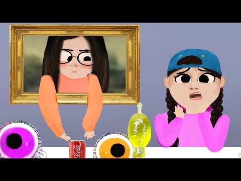 Animation 명화 먹방 Famous painting MUkbang 모나리자 Mona Lisa
