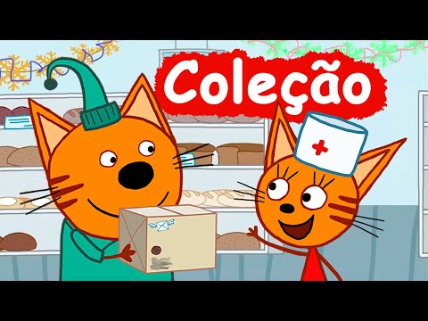 Kid-E-Cats em Portugues | Coleção dos episódios | Desenhos para crianças