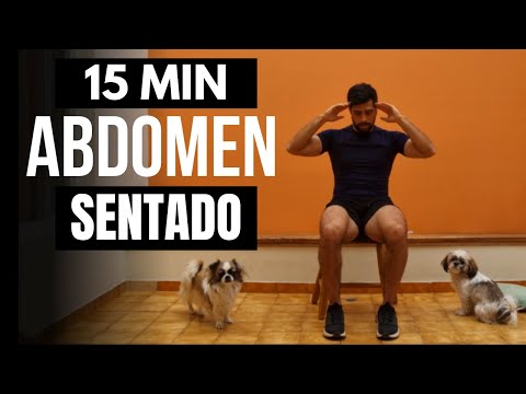 Abdominales en en silla INTENSO 🪑 Ejercicios para abdomen y cintura sentada en casa