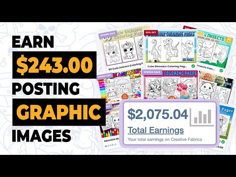 Get Paid $243 to Download Graphic Images! *FREE COPYRIGHTS* Make Money Downloading Images 2025