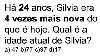 COMO RESOLVER PROBLEMA DE EQUAÇÃO DO PRIMEIRO GRAU COM FRAÇÃO ENVOLVENDO IDADES❓ muita gente errou