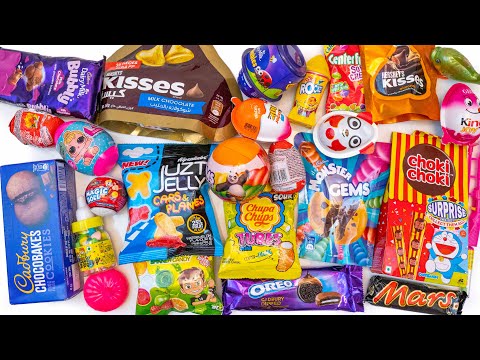 Lots of candies and chocolates satisfying video