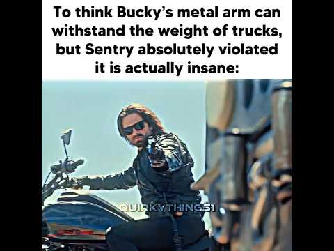 Bucky's metal arm got VIOLATED by Sentry😭🙏🏻 Sentry removes Bucky's arm #bucky #thunderbolts#memes#4k
