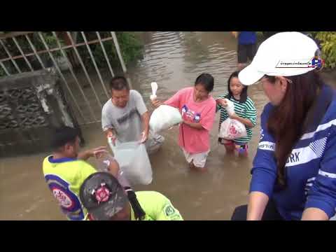 มูลนิธิส่งเสริมธรรมมอบสิ่งของช่วยผู้ประสบภัยน้ำท่วม