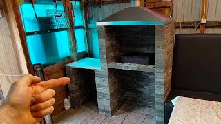 Barbecue area in 1 hour with your own hands! Anyone can do it.