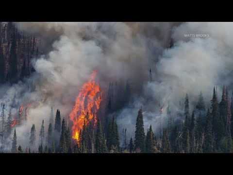 YouTube video thumbnail: Lee Fire, Crosho Fire Burning in Northwestern Colorado