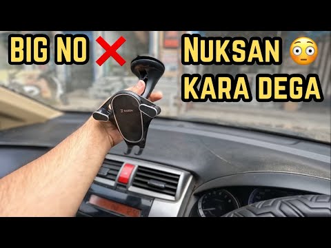 mobile holder car me kaha lagaye | best car phone holder | Harish kkd