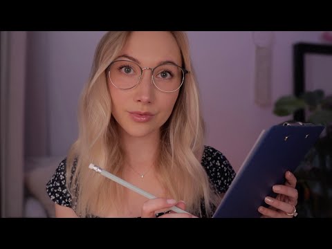 ASMR Therapist Asks You Personal Questions For Comfort & Sleep 💫☁️