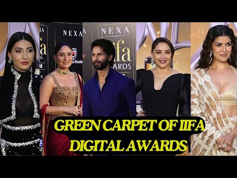 IIFA Digital Awards Green Carpet: Kareena Kapoor, Shahid Kapoorm Nora Fatehi, Urfi & Bollywood Stars