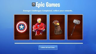 new how to get avengers endgame skins in fortnite avengers endgame - avengers endgame challenges in fortnite