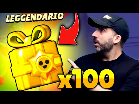 REGALO GRATIS! APRO 100 REGALI LEGGENDARI su BRAWL STARS