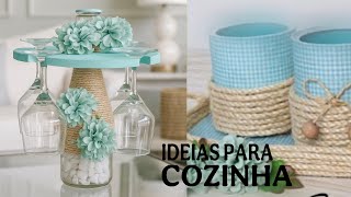 Ideias de artesanato de como fazer latas e  garrafas - VEM VER COMO FICOU! DO LIXO AO LUXO