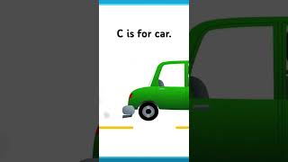 C is for car 🚗. #funlearningactivities #phonics #supersimpleabcs