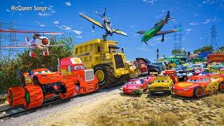 Disney Cars 3 Mack Monster Truck and Friends McQueen Toys The King Fabulous Jackson Storm Doc Hudson