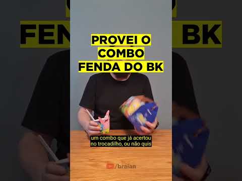 PROVEI O COMBO FENDA DO BK | Braian Rizzo