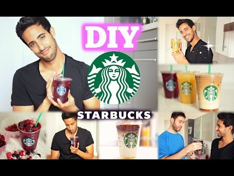 DIY Original STARBUCKS SOMMER DRINKS REZEPTE für zu HAUSE! + OUTTAKES!   | Sami Slimani