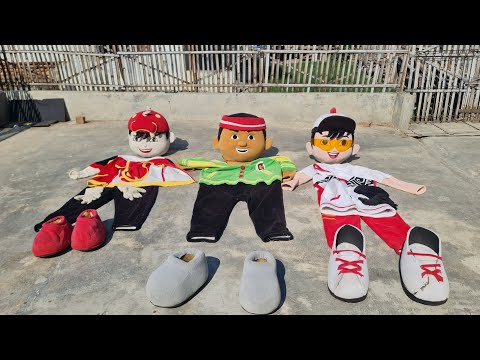 BADUT BOBOIBOY LOMBA PAKAI KOSTUM BADUT SERU BANGET!!