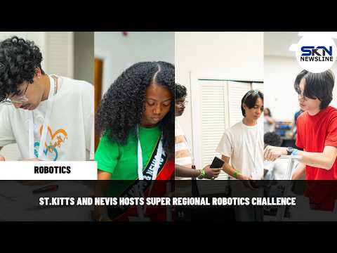YouTube video thumbnail: ST.Kitts And Nevis Hosts Super Regional Robtics Challence