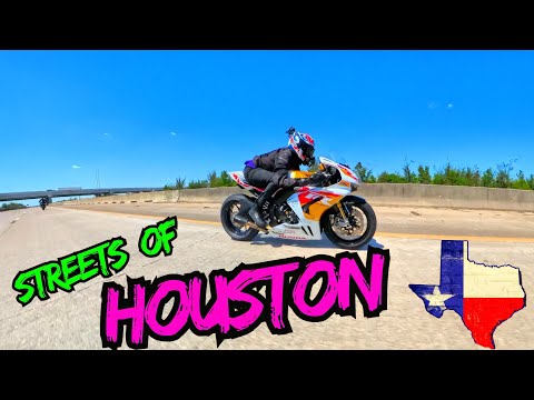 Sportbikes vs Downtown Houston | Honda CBR1000RR-R,  Yamaha R1M , Suzuki GSX-R1000R, BMW S1000rr Etc