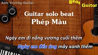 Karaoke Phép Màu - MAYDAYs ft. Minh Tốc Guitar Solo Beat Acoustic | Anh Trường Guitar