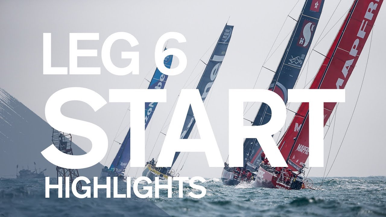 Leg 6 Start in 65 seconds | Volvo Ocean Race 2017-2018