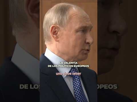 Putin responde a Kaja Kallas sobre los políticos europeos en Moscú#putin #rusia #moscú #europa #ue