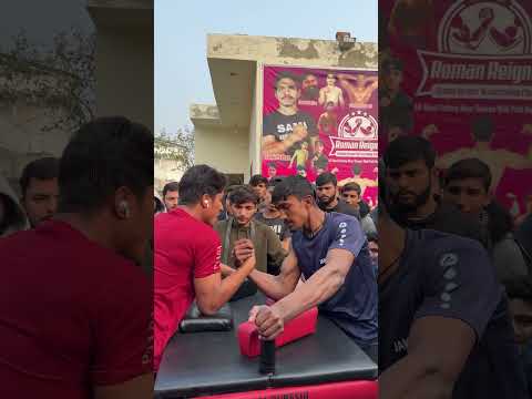 One sided 😈 armwrestling match 🔥 wait for end 💪  #armwrestlingchamp #armwrestler #sport