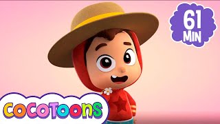 El granjero en el valle y más canciones infantiles de Lea y Pop 👨‍🌾 Cocotoons