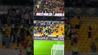 Scrapping in the Port Vale end at Molineux (7/8/26) #wwfc #pvfc