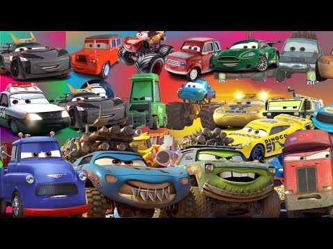 Looking For Disney Cars Lightning McQueen, Wrong Head Disney Cars, Luigi ,Brick Yardley, Snot Rod