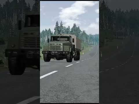 Раздавило Уралом | На реальных событиях | BeamNG.Drive #short #shorts