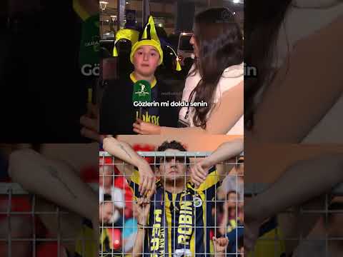 Fenerbahçe'li genç taraftarın üzüntüsü