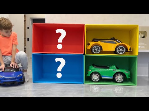 Mark is looking for red, blue, green and yellow cars