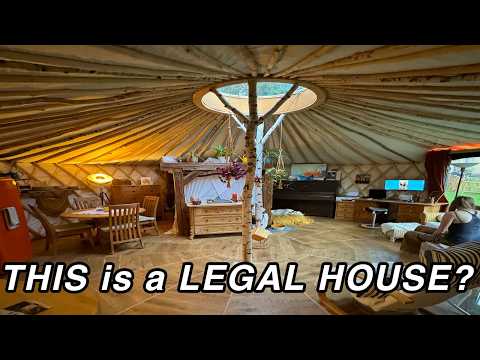 GERMANY'S MOST AMAZING RECYCLED YURT HOUSE BUILT FROM SCRATCH!